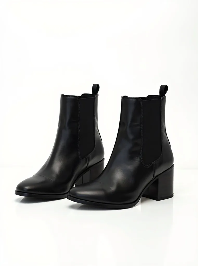 Leather Chelsea boots