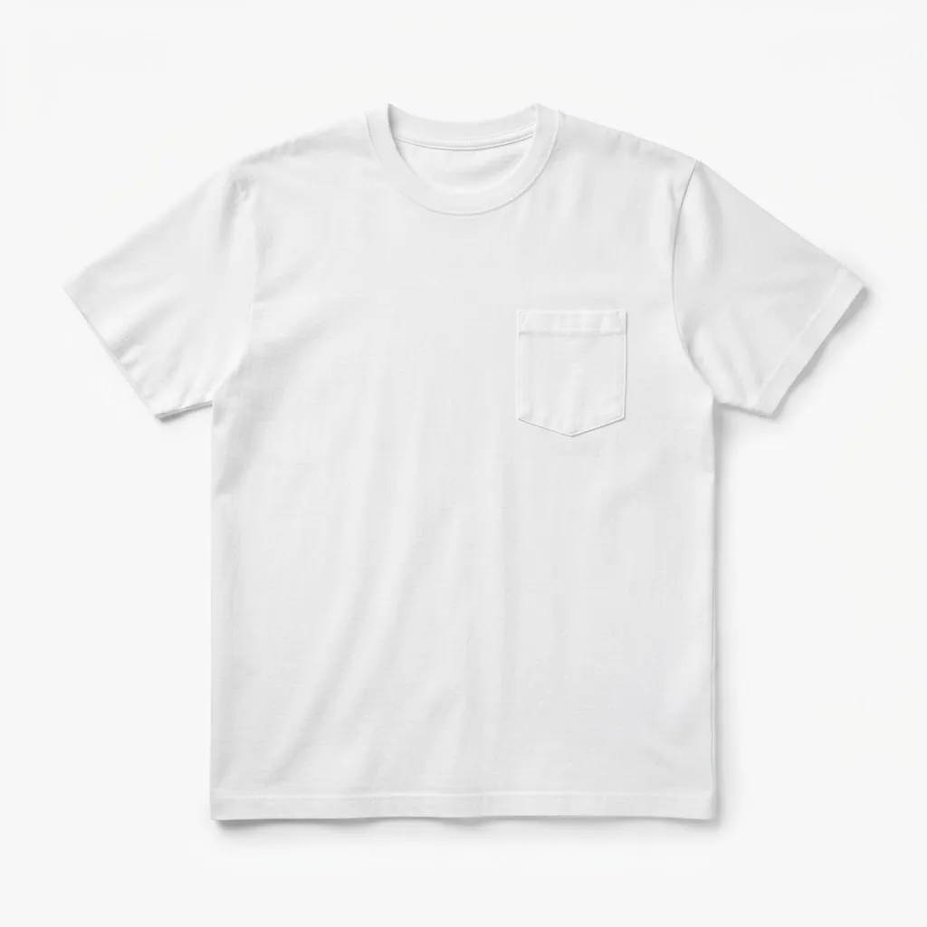 Heavyweight pocket tee