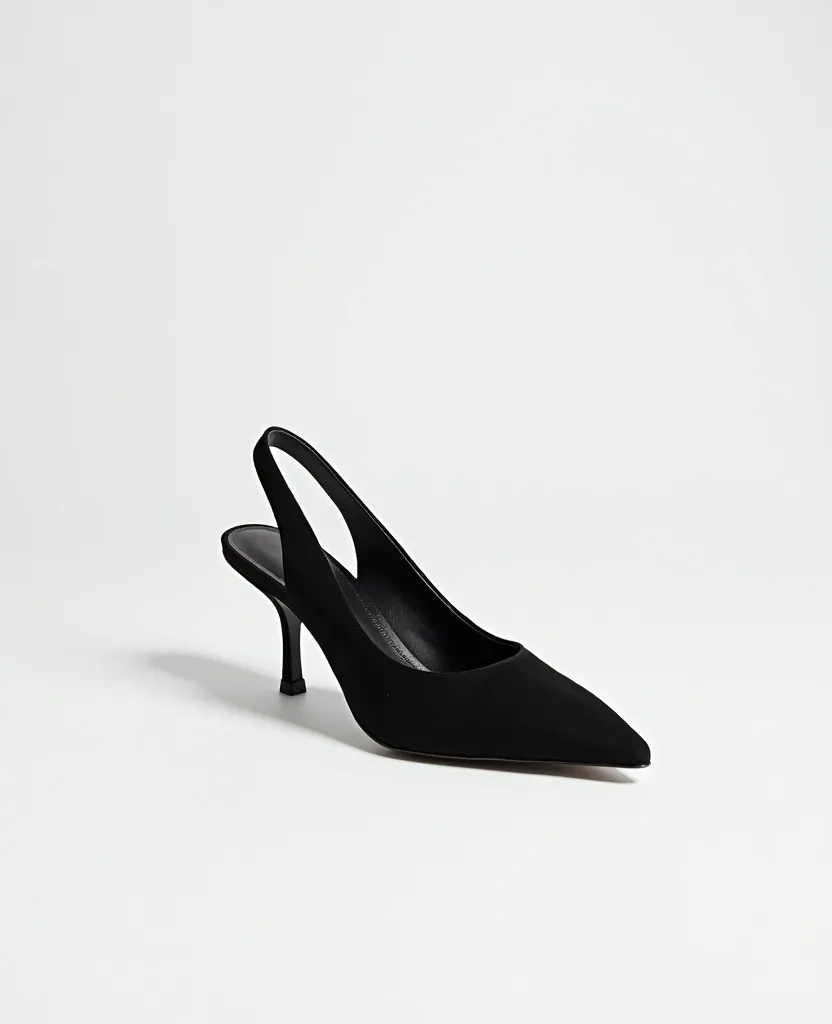 Slingback pump