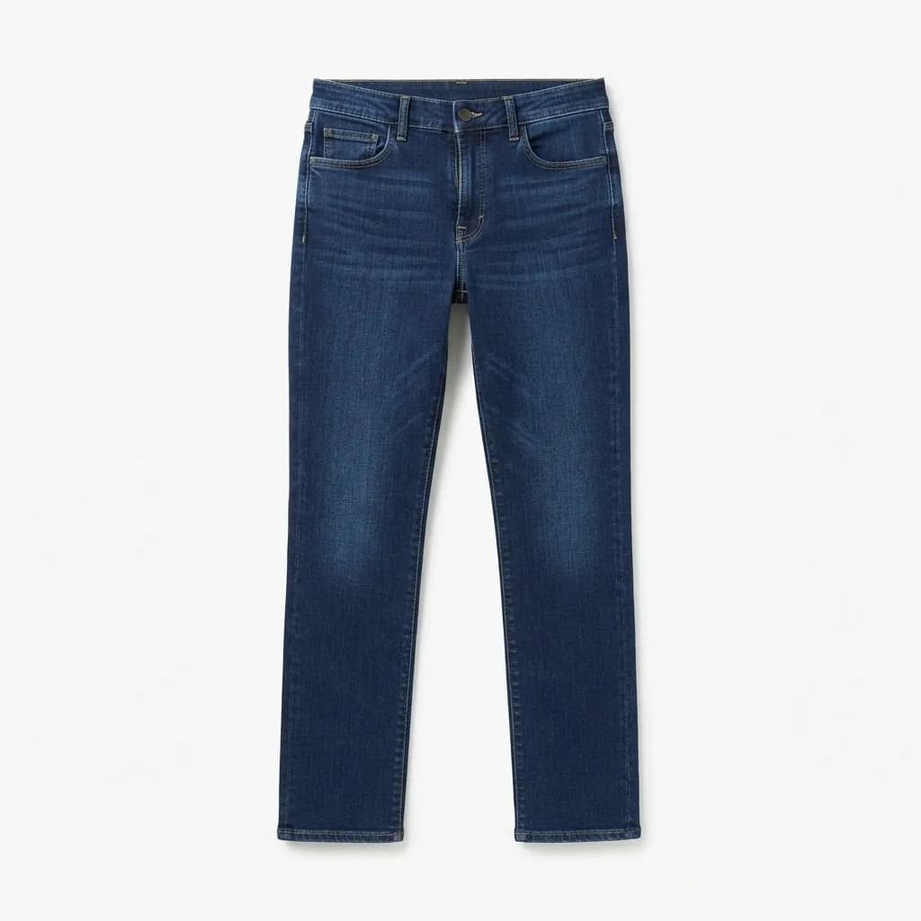 Straight-leg jeans